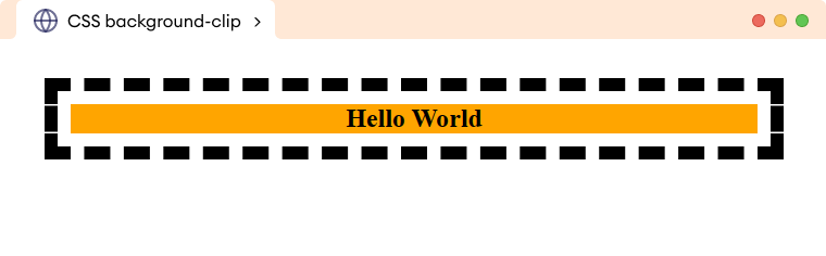 CSS Background-Clip Content-Box Example CSS Background-Clip Content-Box Example Description
