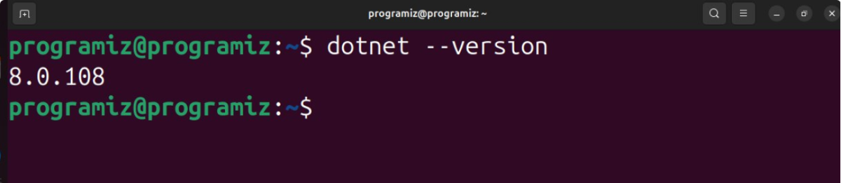 Dotnet Installation Verification for Linux Dotnet Installation Verification for Linux