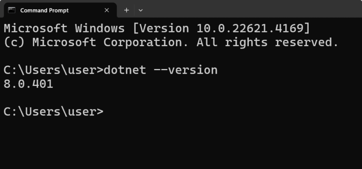 dotnet Version dotnet Version