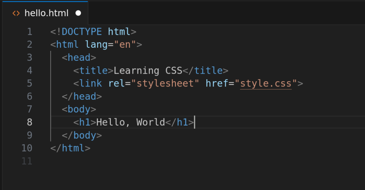 Simple Hello World in HTML Simple Hello World in HTML