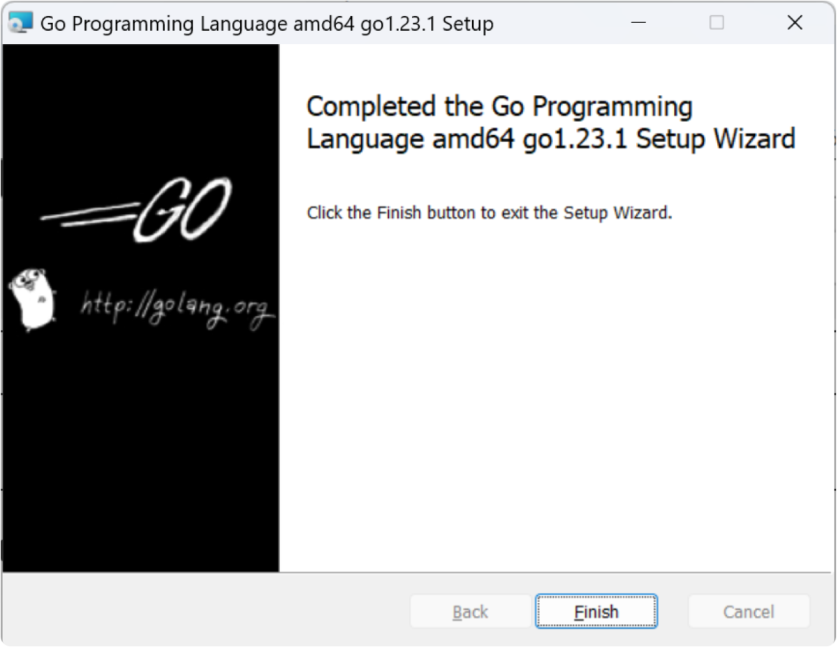 Go Installation Successful Go Installation Successful