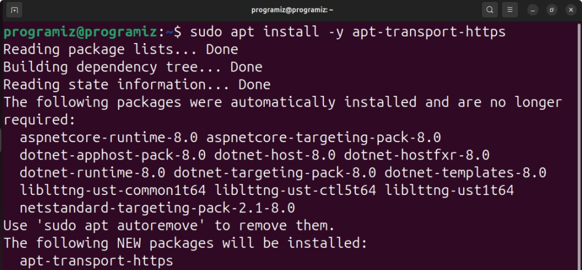 Install apt-transport-https package in ubuntu Install apt-transport-https package in ubuntu