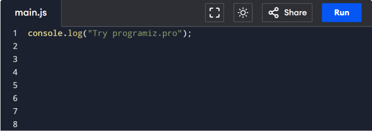 Online JavaScript Compiler Online JavaScript Compiler
