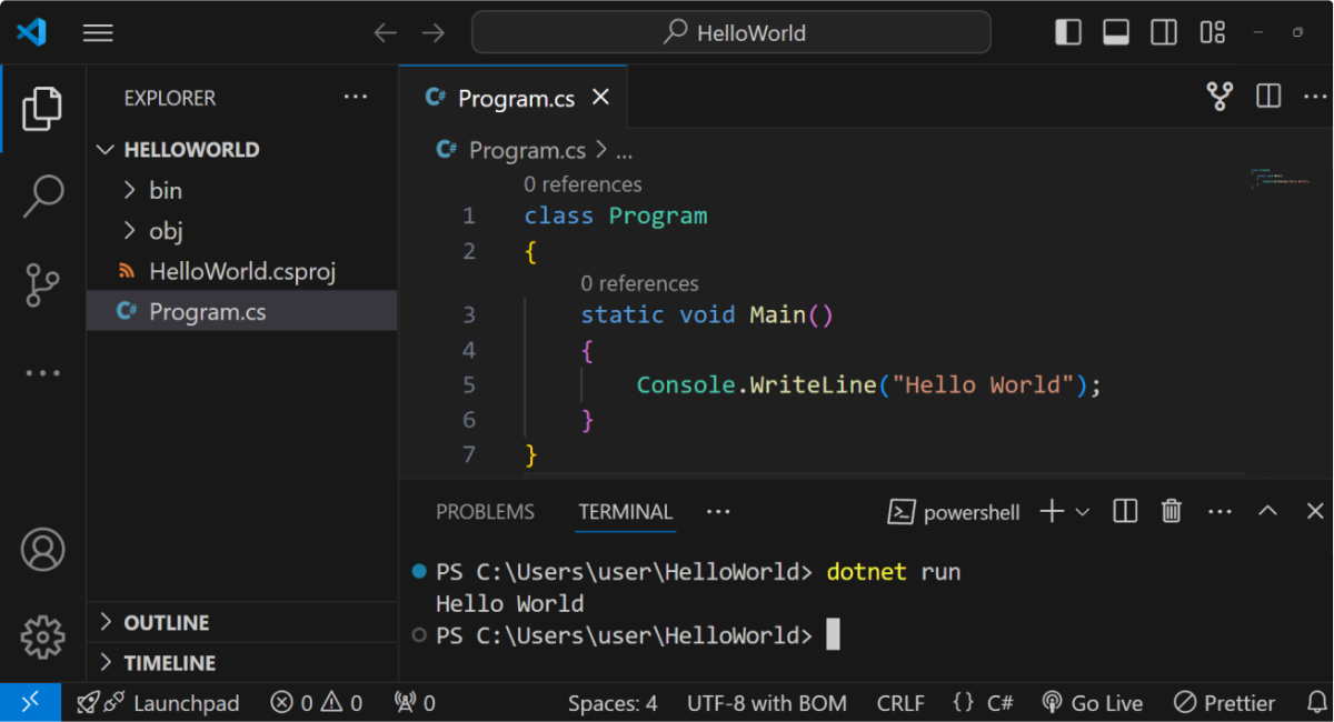 Run Your Program Run Your Program