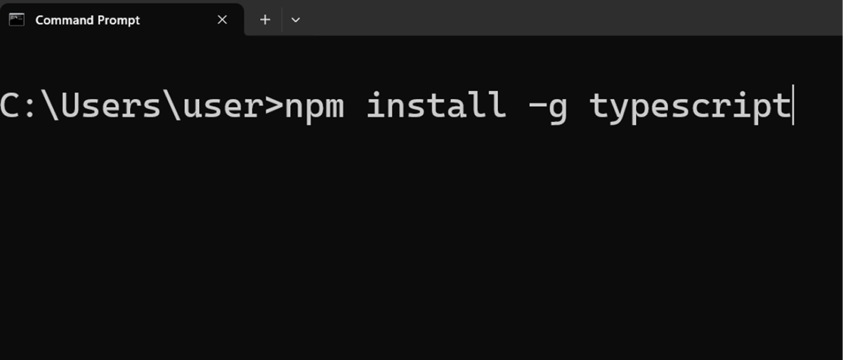 Install TypeScript Install TypeScript