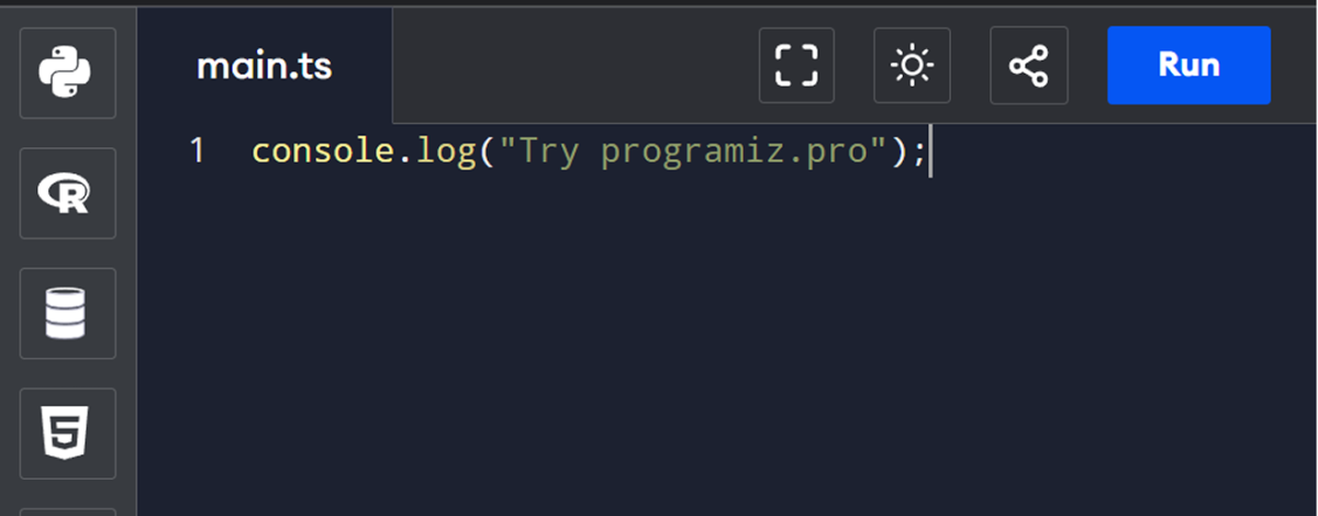 Online TypeScript Compiler Online TypeScript Compiler